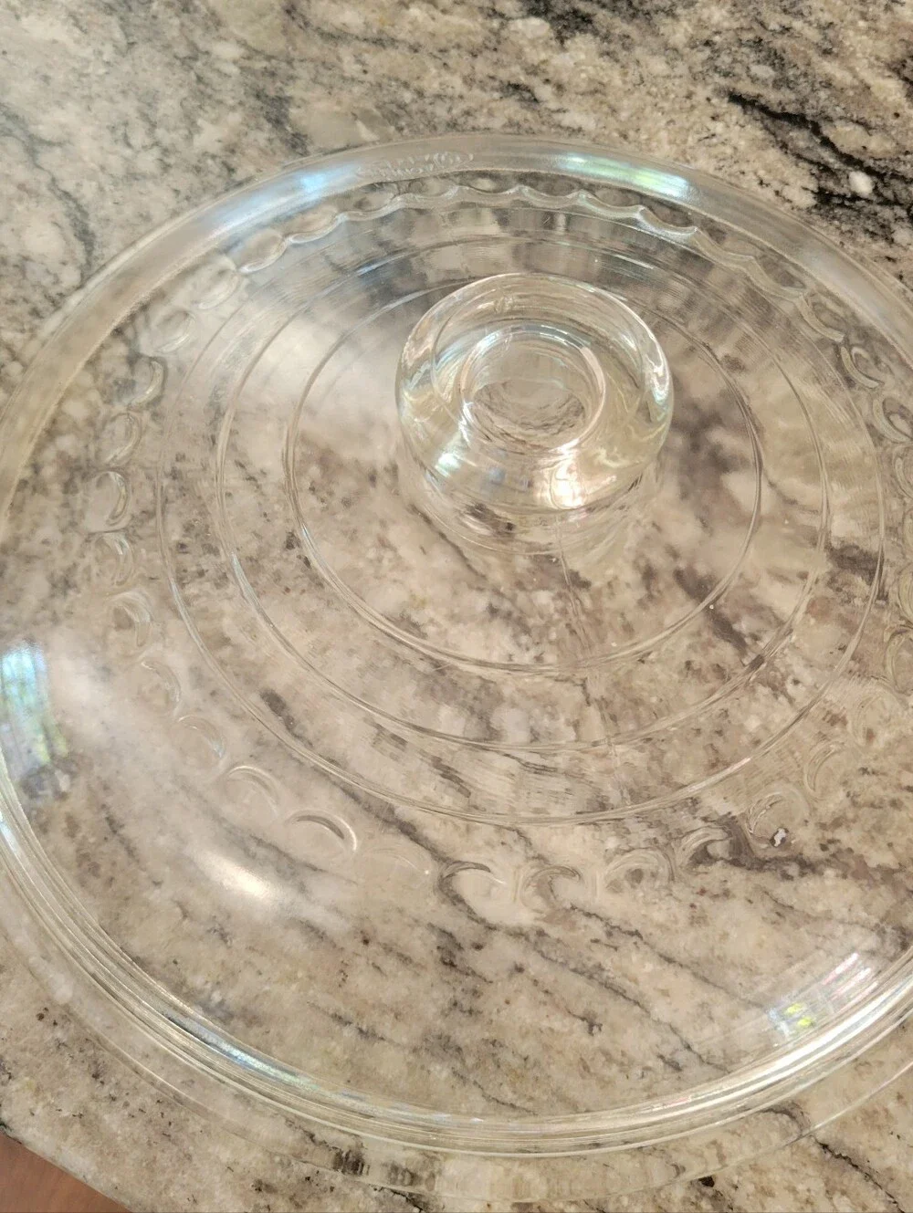Wagner Ware C-8 Glass Lid Replacement 10.5 Inch Round Self Basting Cover Clear